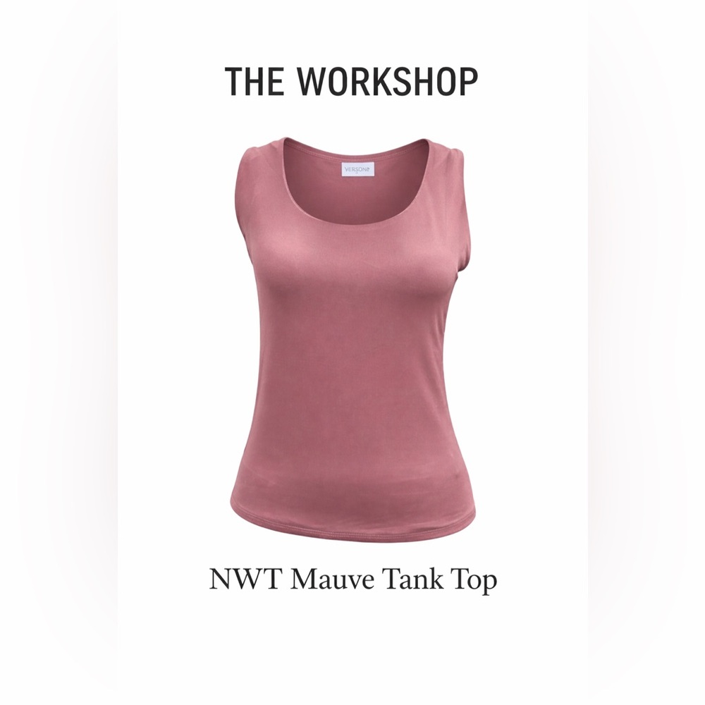 Versona The Workshop Mauve Cowl Neck Blouse Tank Top NWT